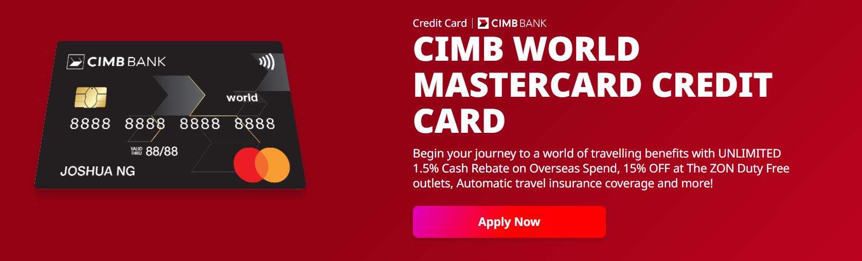 CIMB Credit Cards Compare and Choose the Best CIMB Credit Card