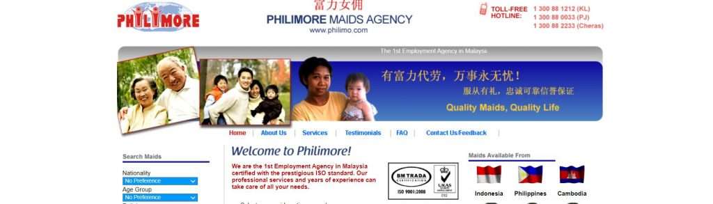 Philimore Maids Agency Malaysia